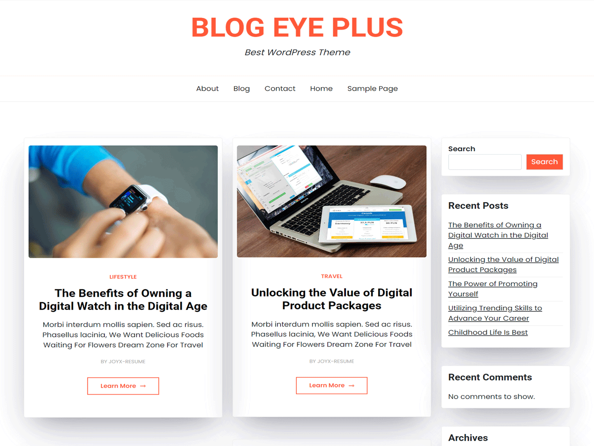 Blog Eye Plus Screenshot