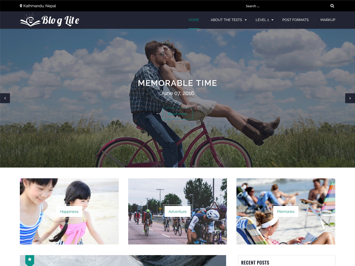 Blog Lite WordPress Theme by bensibley