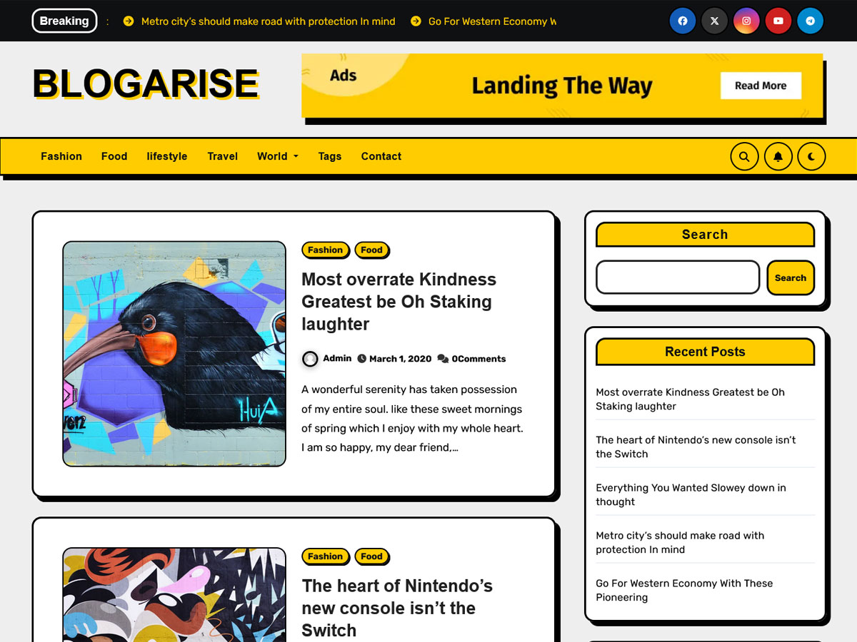 BlogArise screenshot