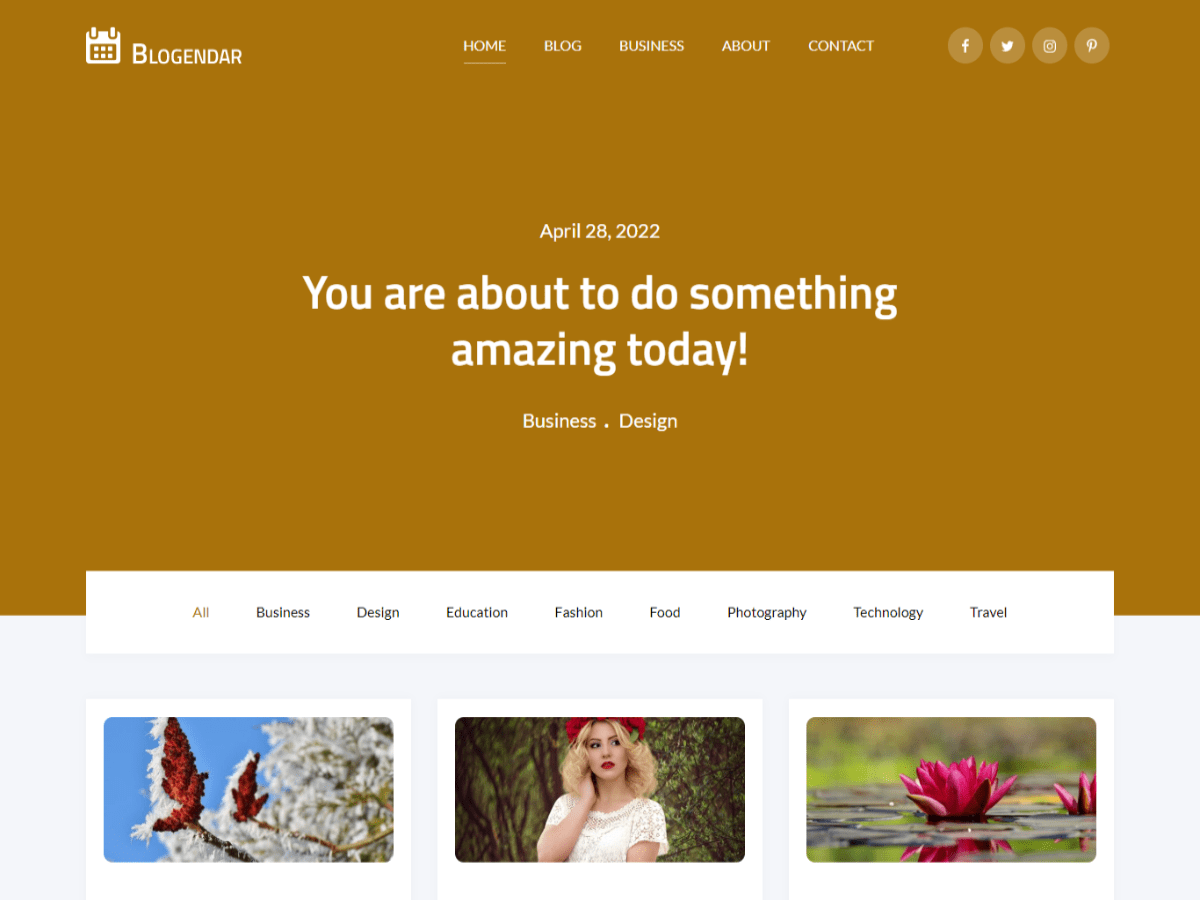 Blogendar Screenshot