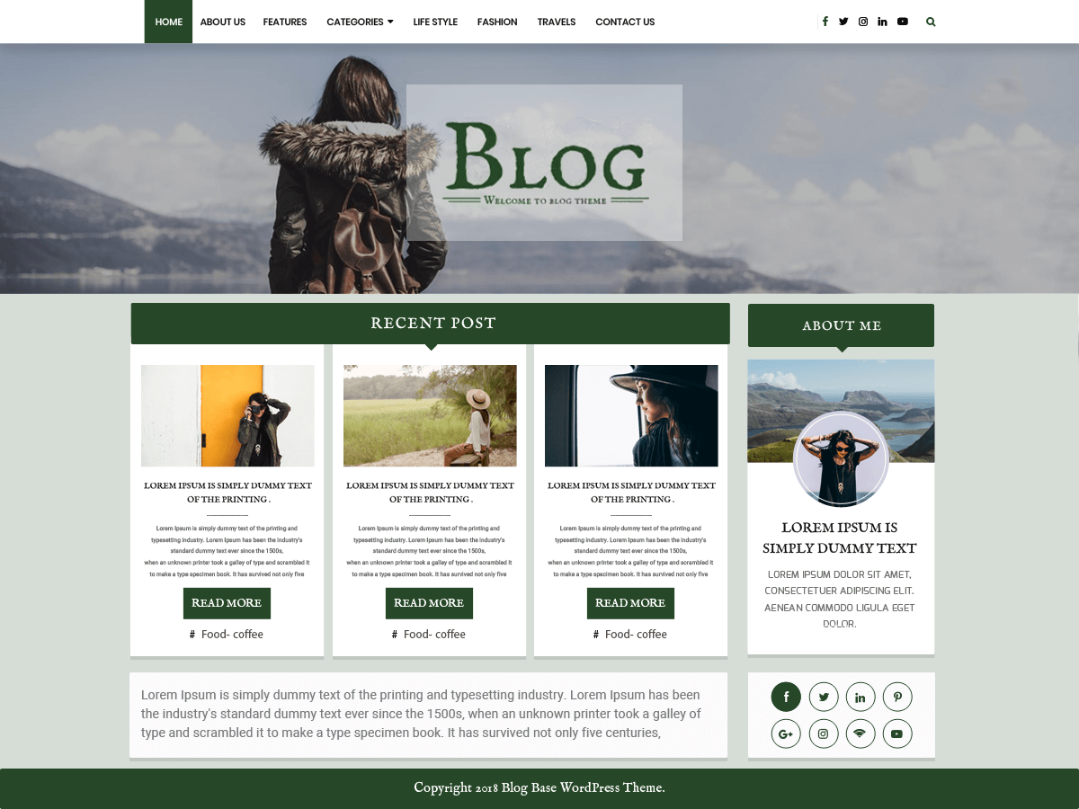 Blogger Base screenshot