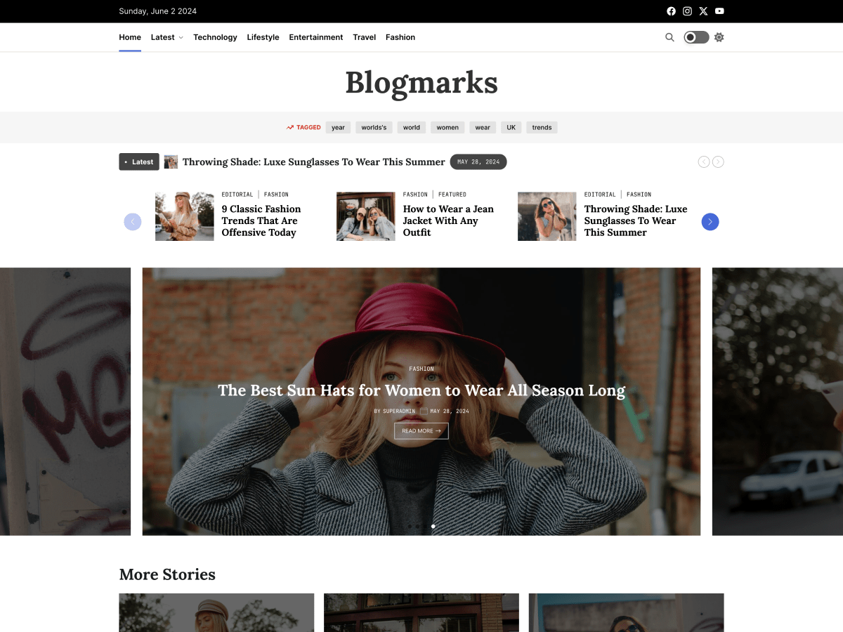 BlogMarks screenshot
