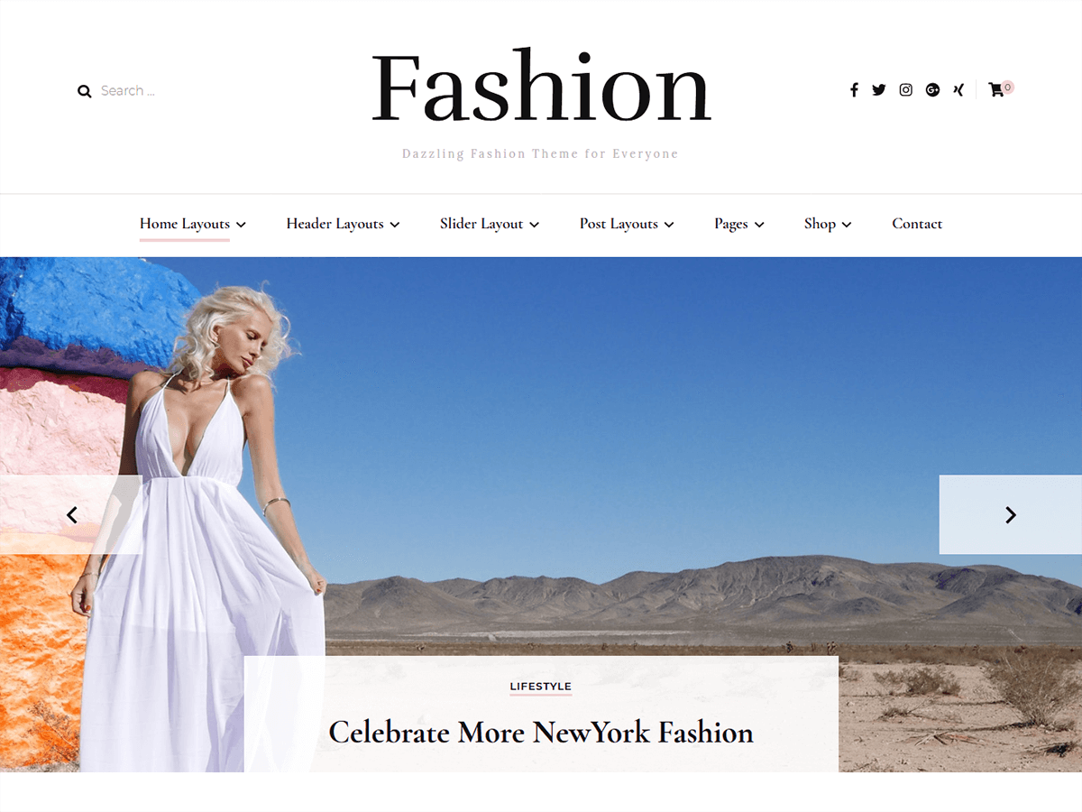 Blossom Fashion WordPress Theme by bensibley