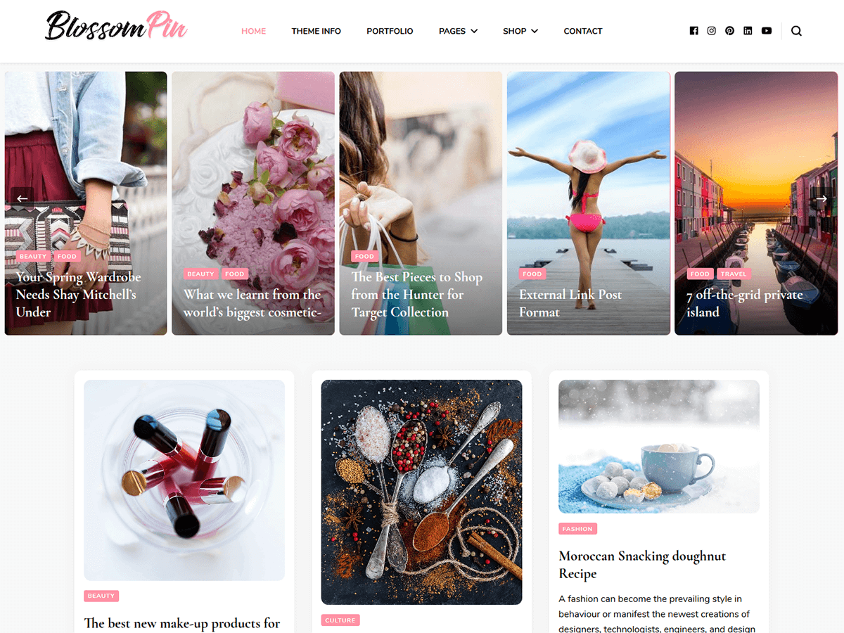 Blossom Pin WordPress Theme by raratheme