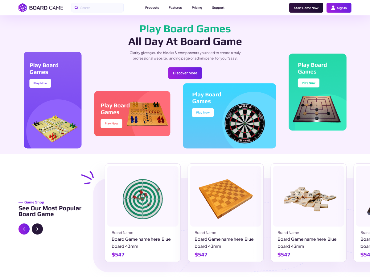 Board Games screenshot