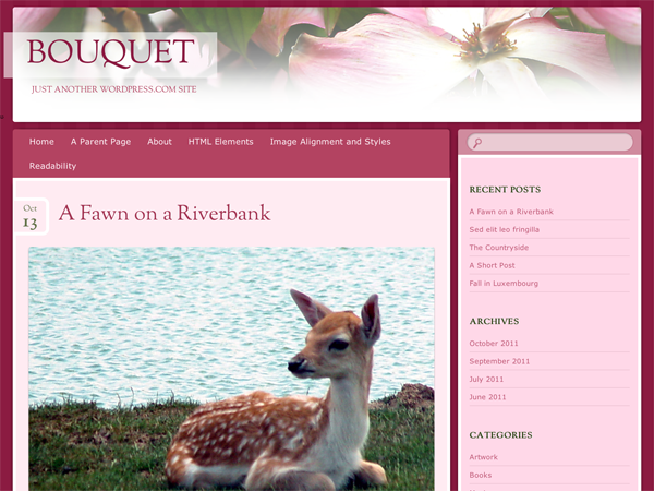 Bouquet screenshot