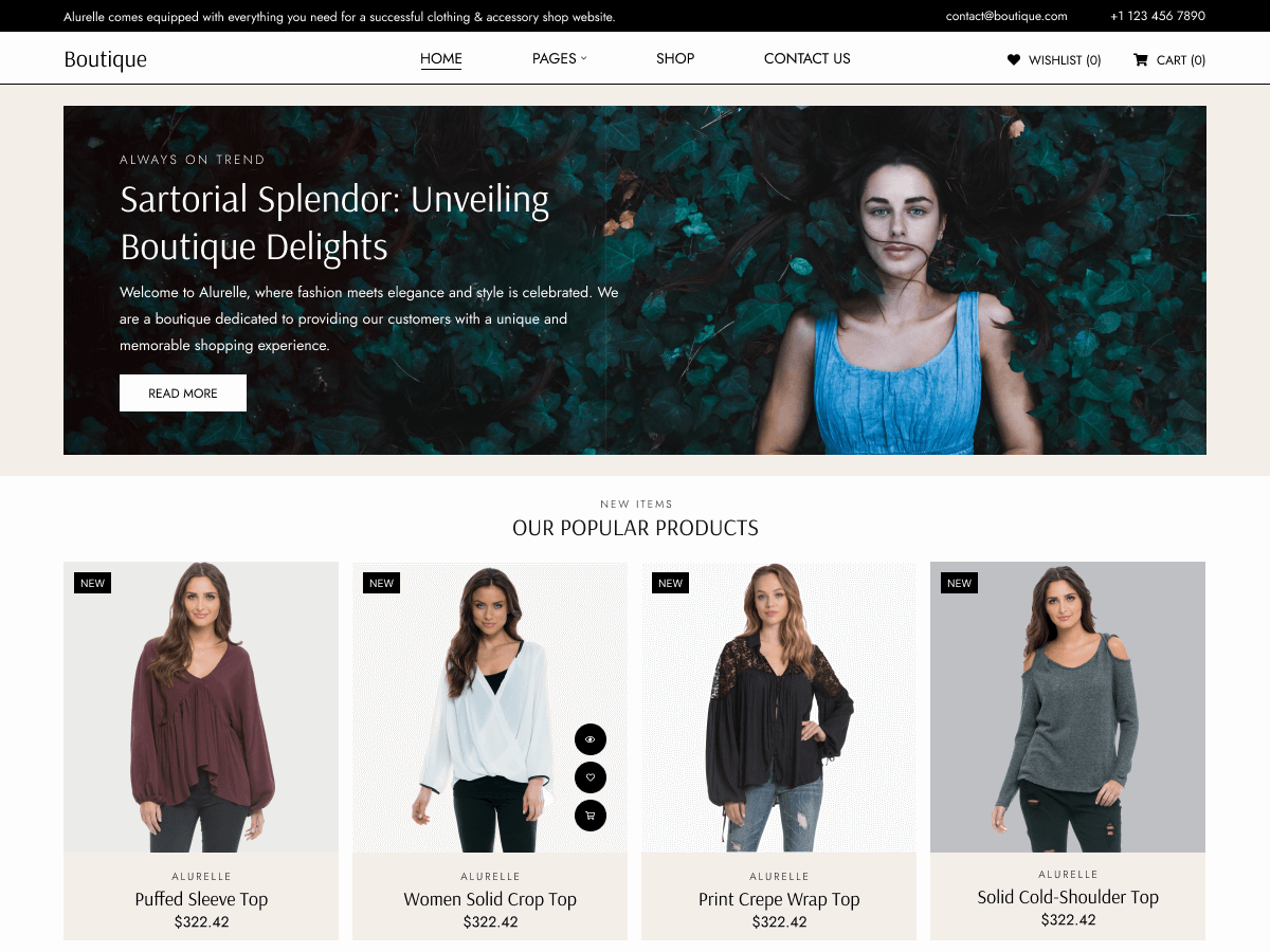 Boutique Designer Shop screenshot