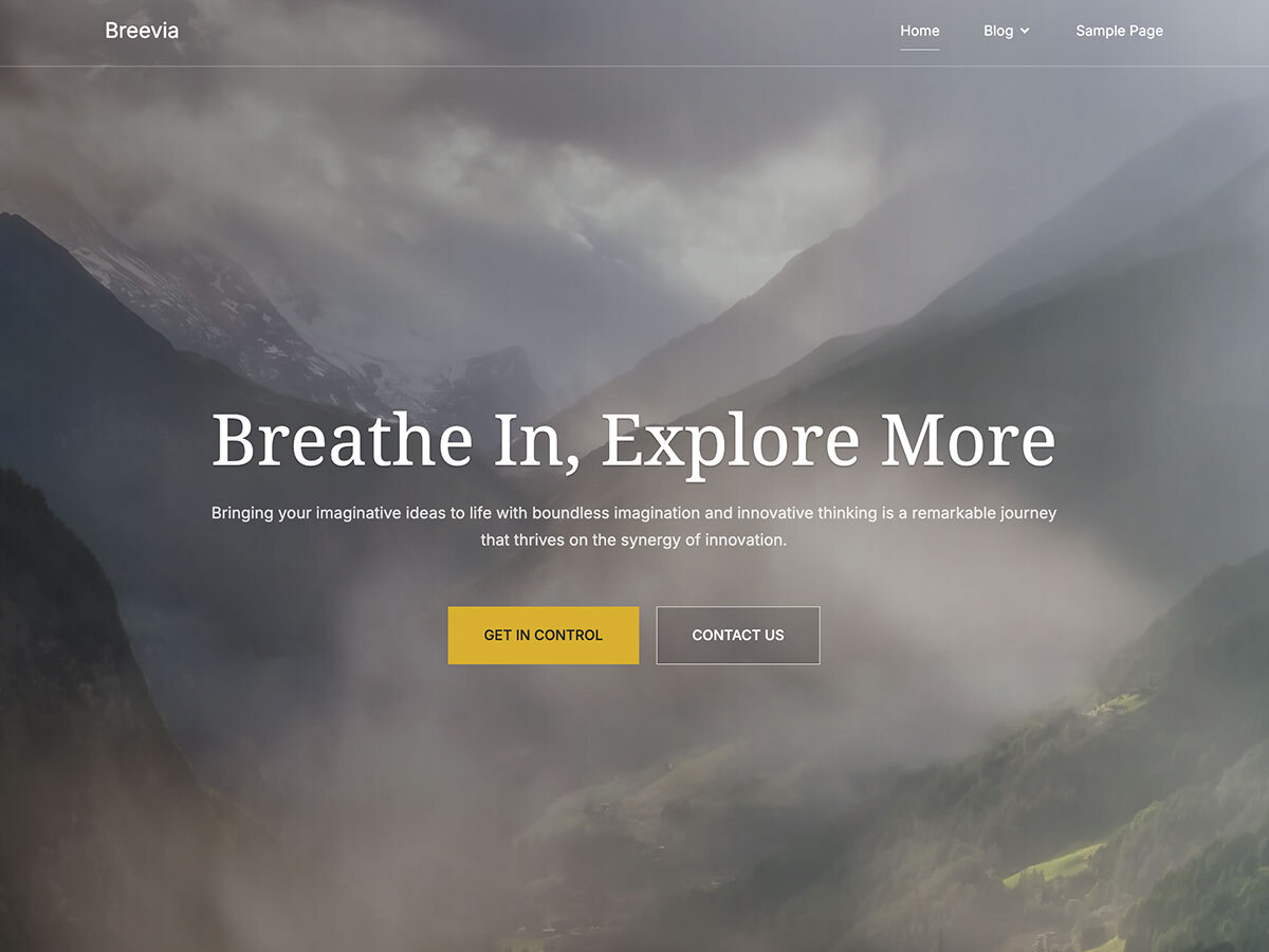 Breevia WordPress 主题预览图,适合美业时尚