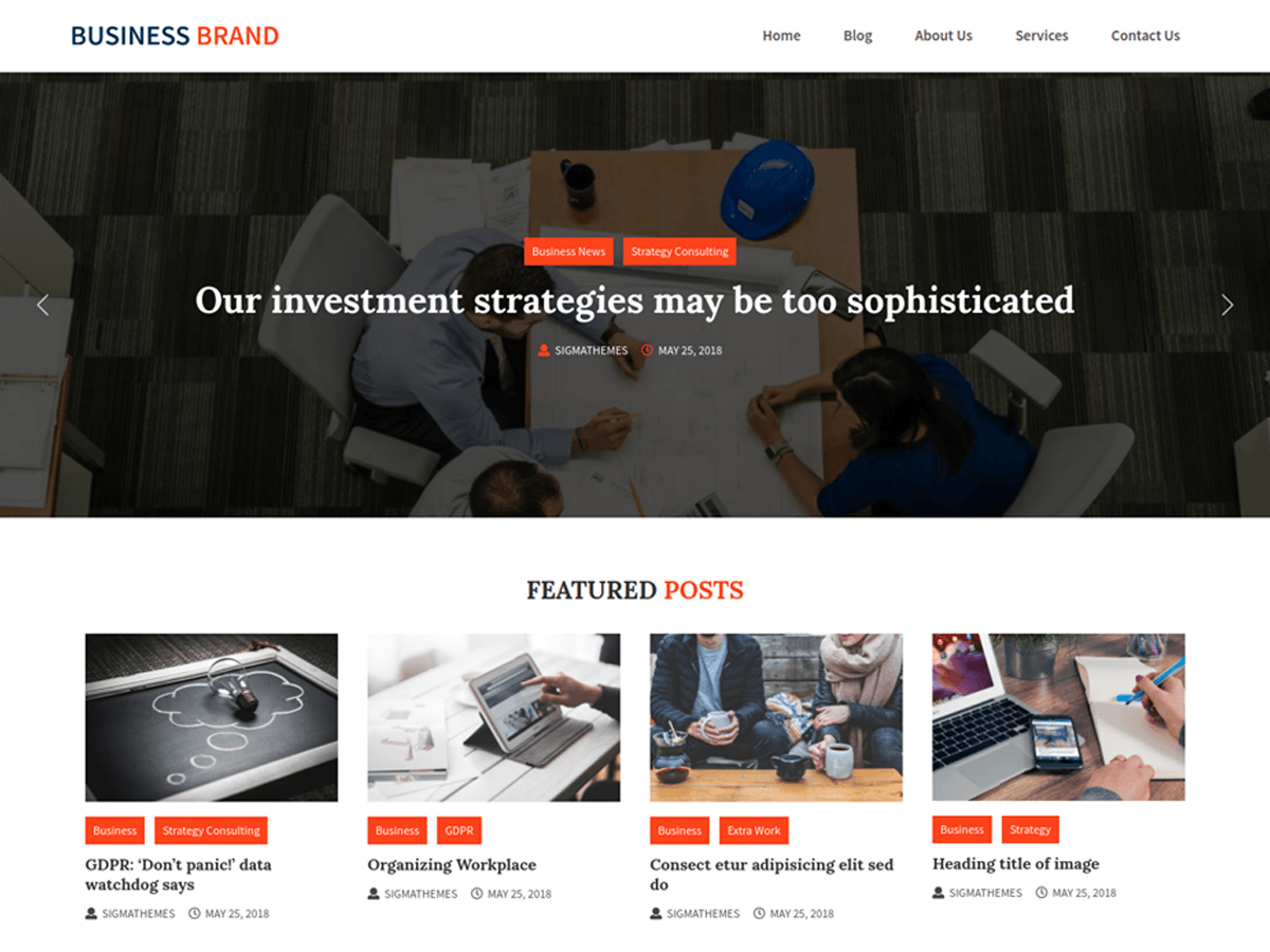 Business Brand screenshot