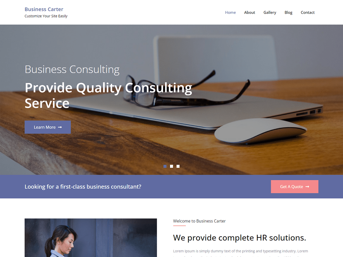 Business Carter Screenshot