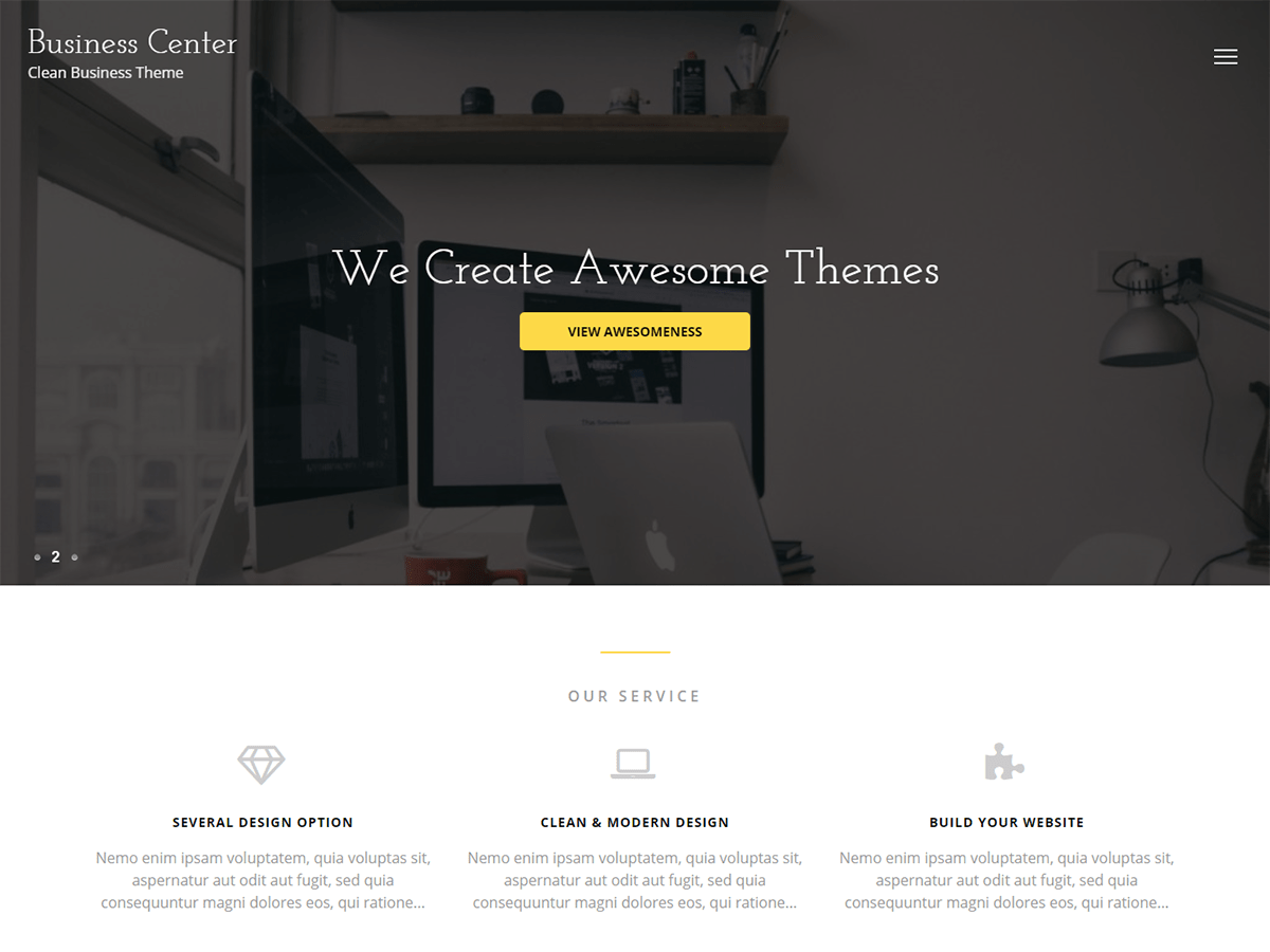 Business Center Screenshot