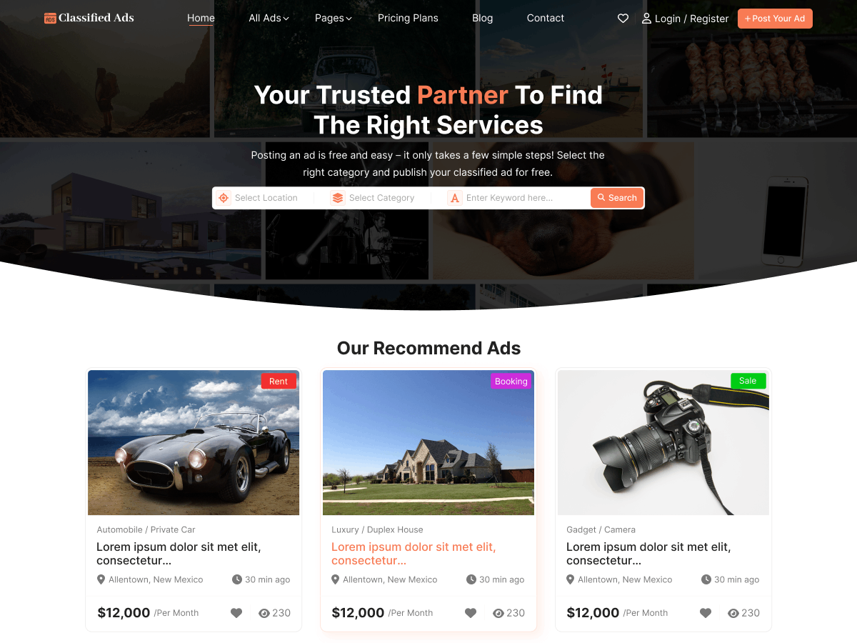 Business Classified Ads screenshot