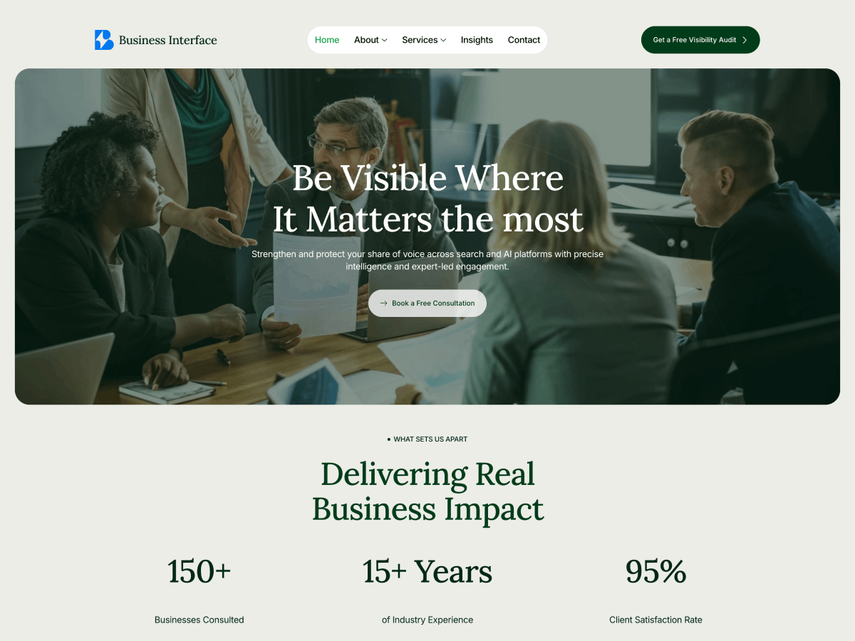 Business Interface