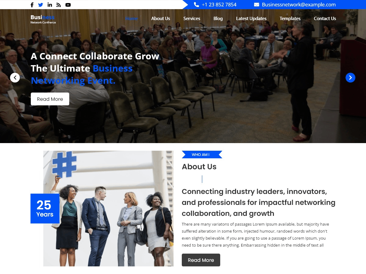 Business Networking Conference screenshot