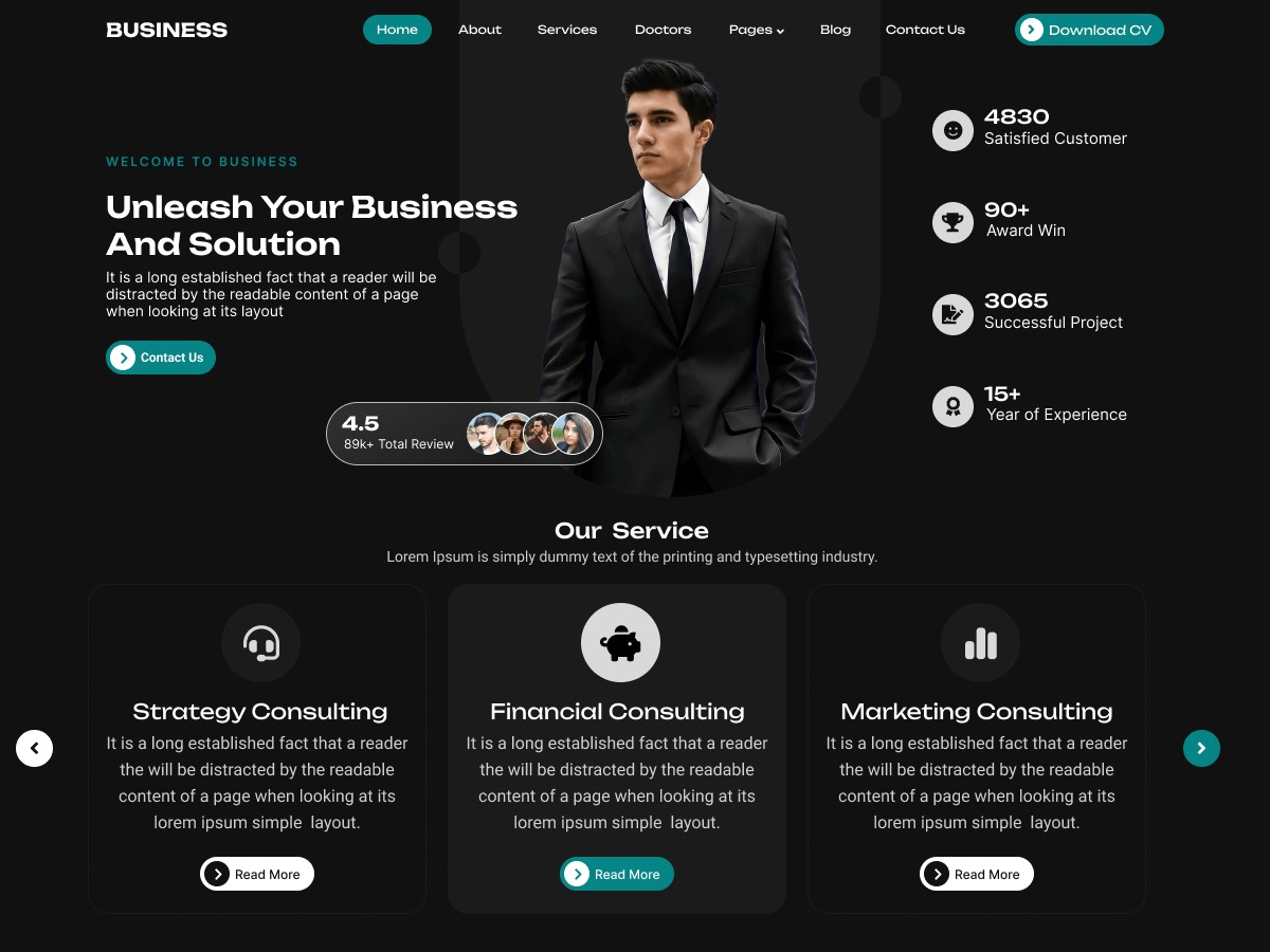 Business Solutions screenshot