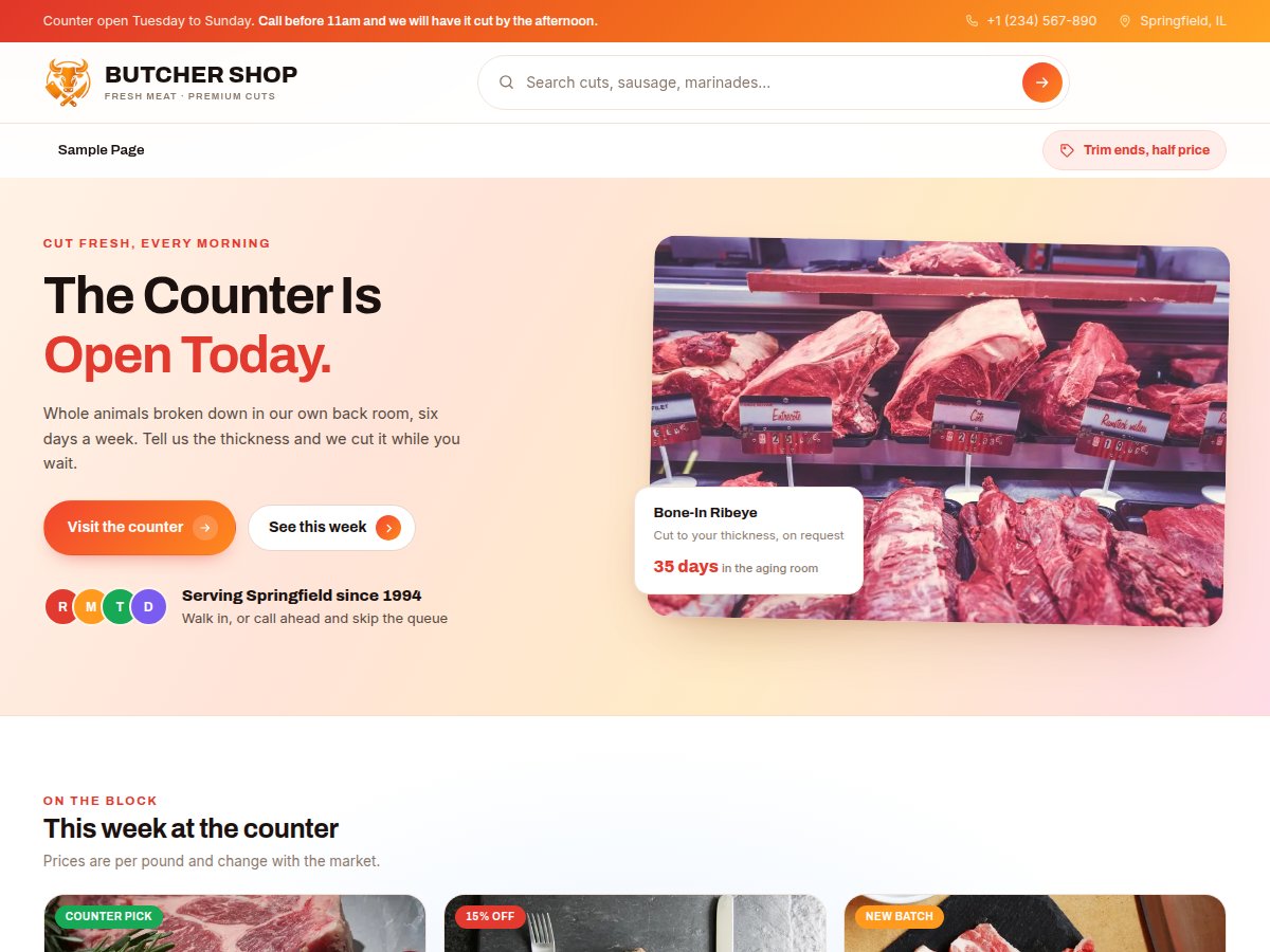 Butcher Shop preview
