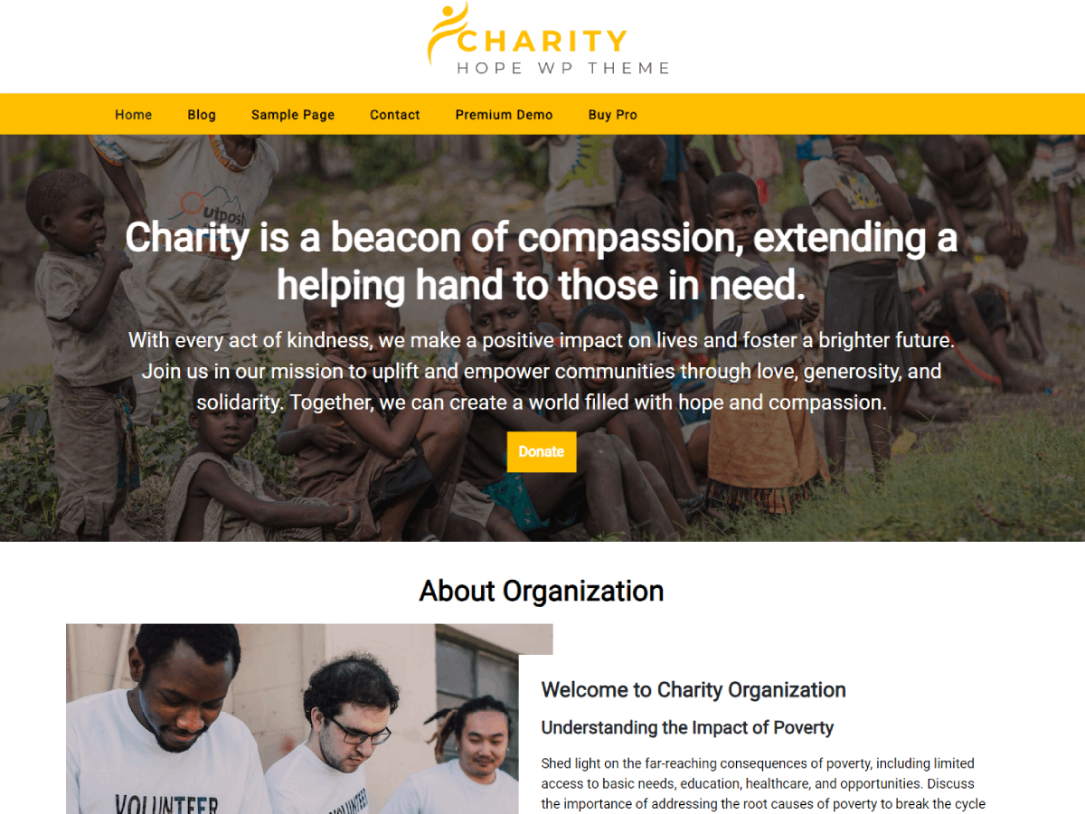 CA Charity Hope screenshot