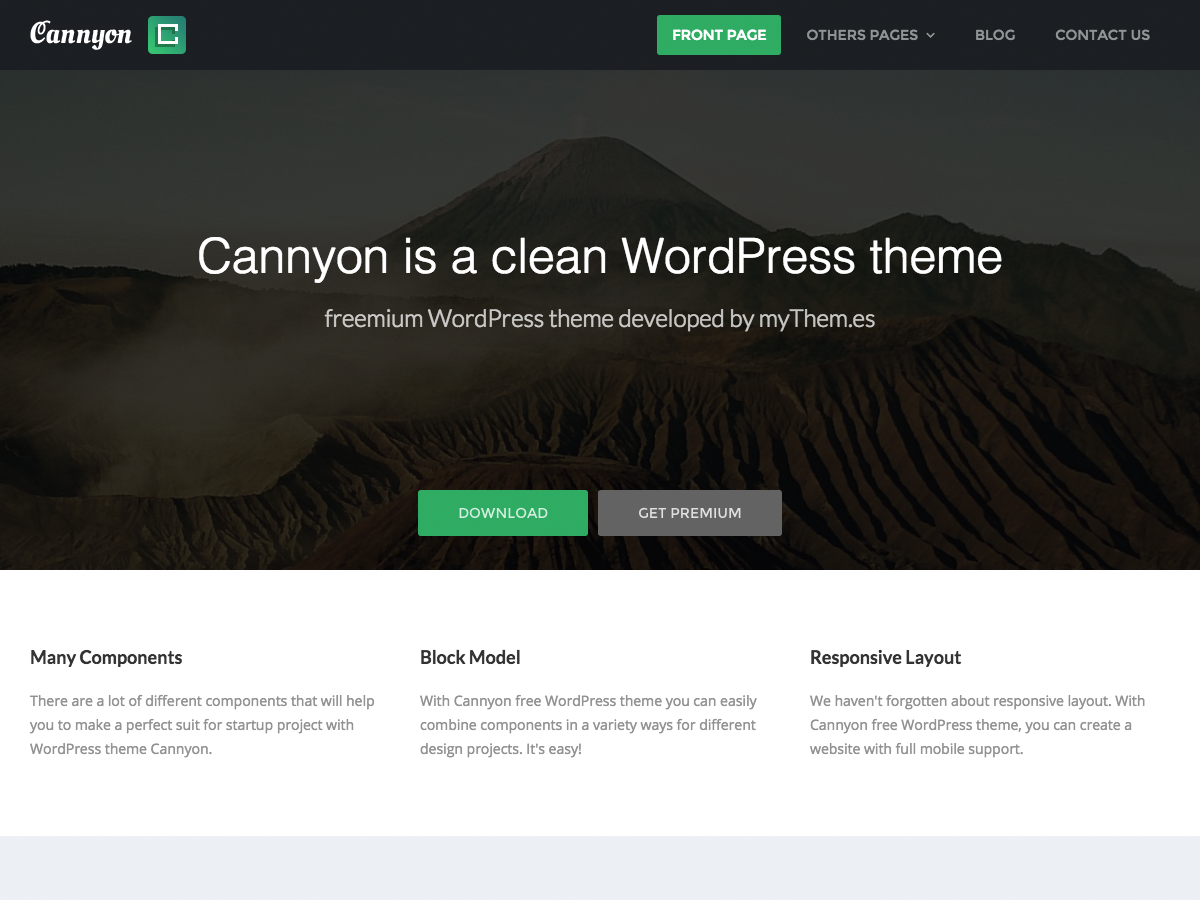 Cannyon WordPress Theme by mythemes