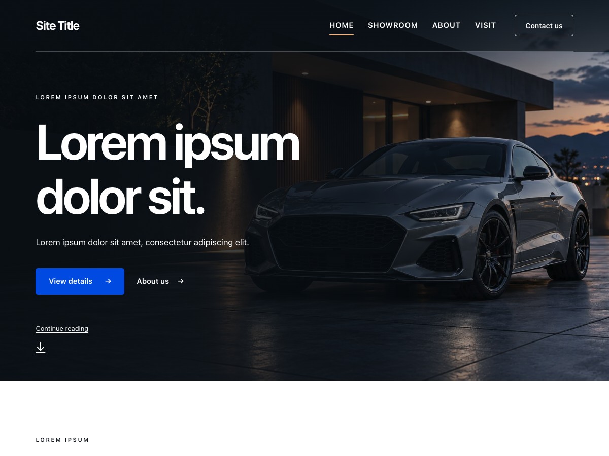 Car Dealer Blocks