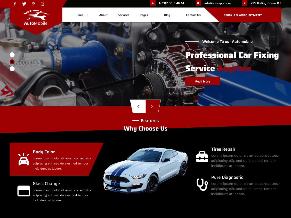 Car Repair Blocks