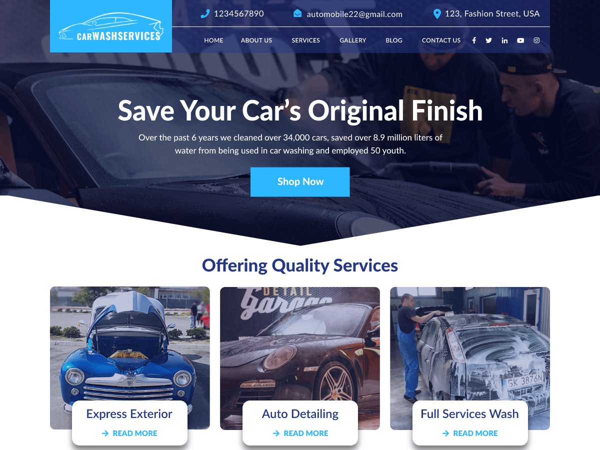 Car Wash Services screenshot