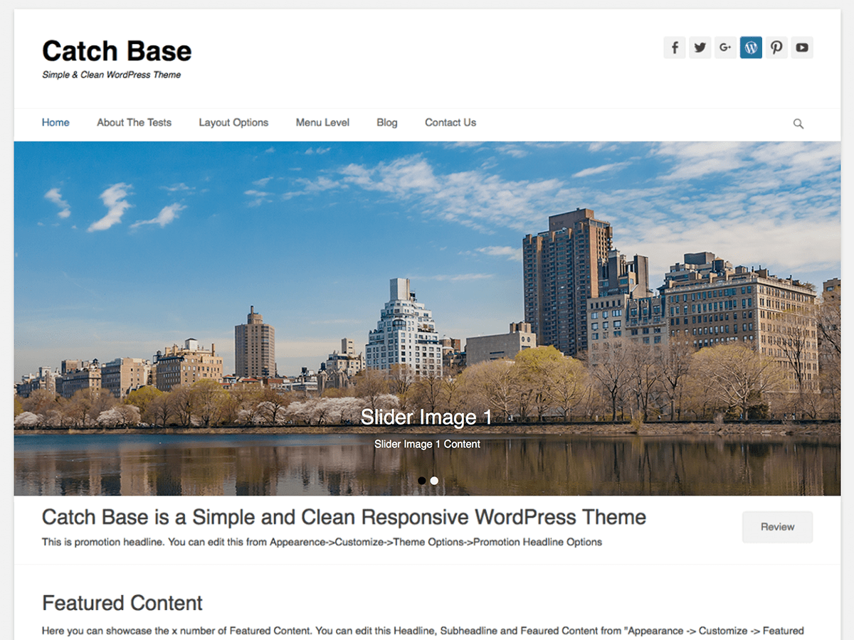 Catch Base Free WordPress Theme by catchthemes