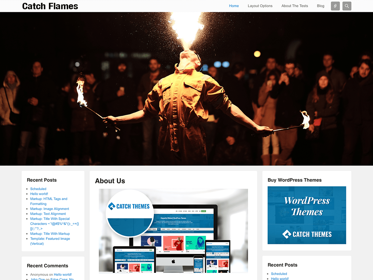 Catch Flames WordPress Theme by catchthemes