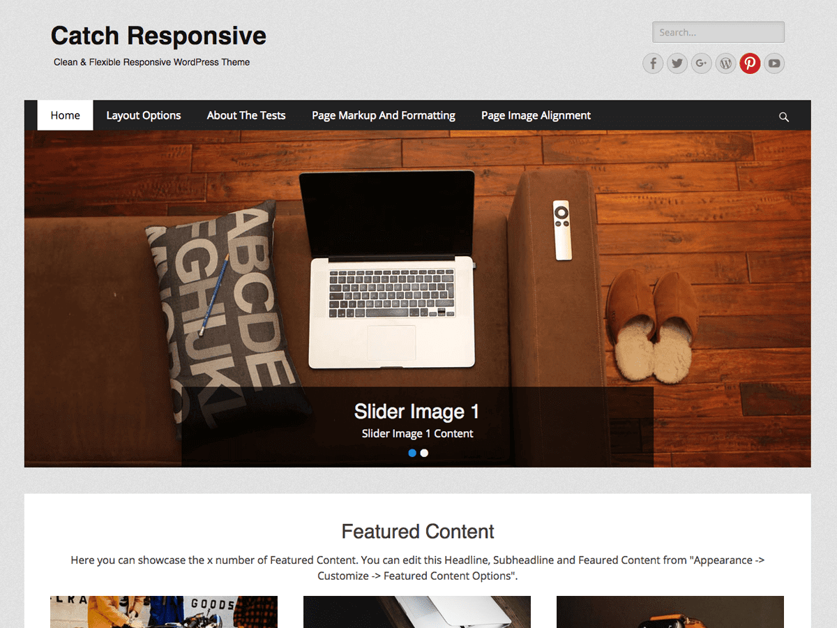 Catch Responsive Free WordPress Theme by catchthemes