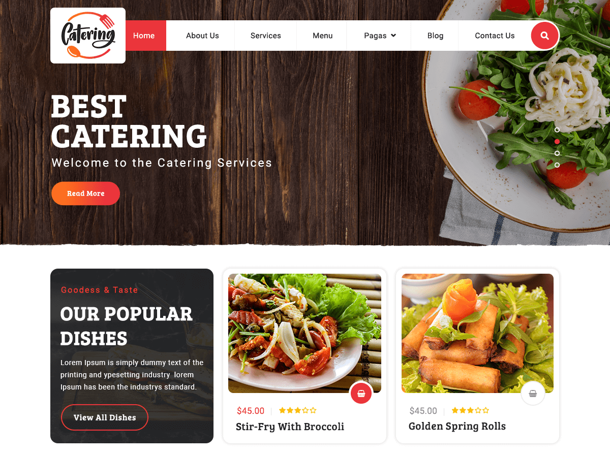 Catering Services screenshot