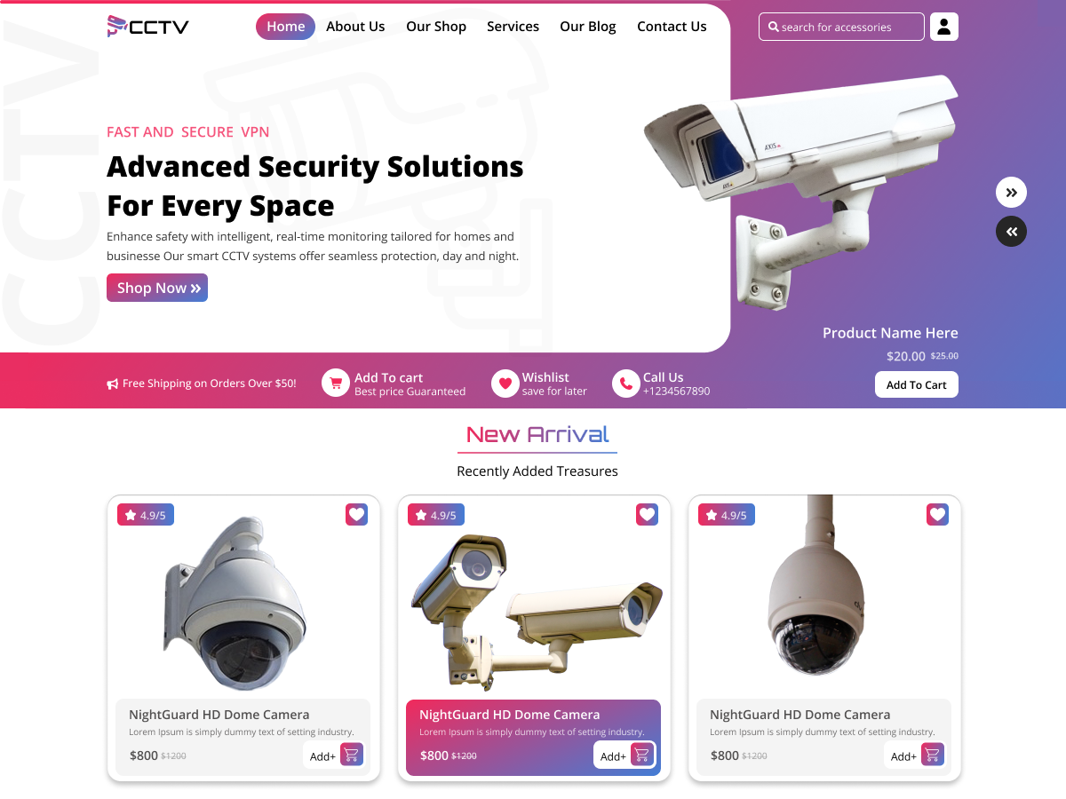 CCTV Services screenshot