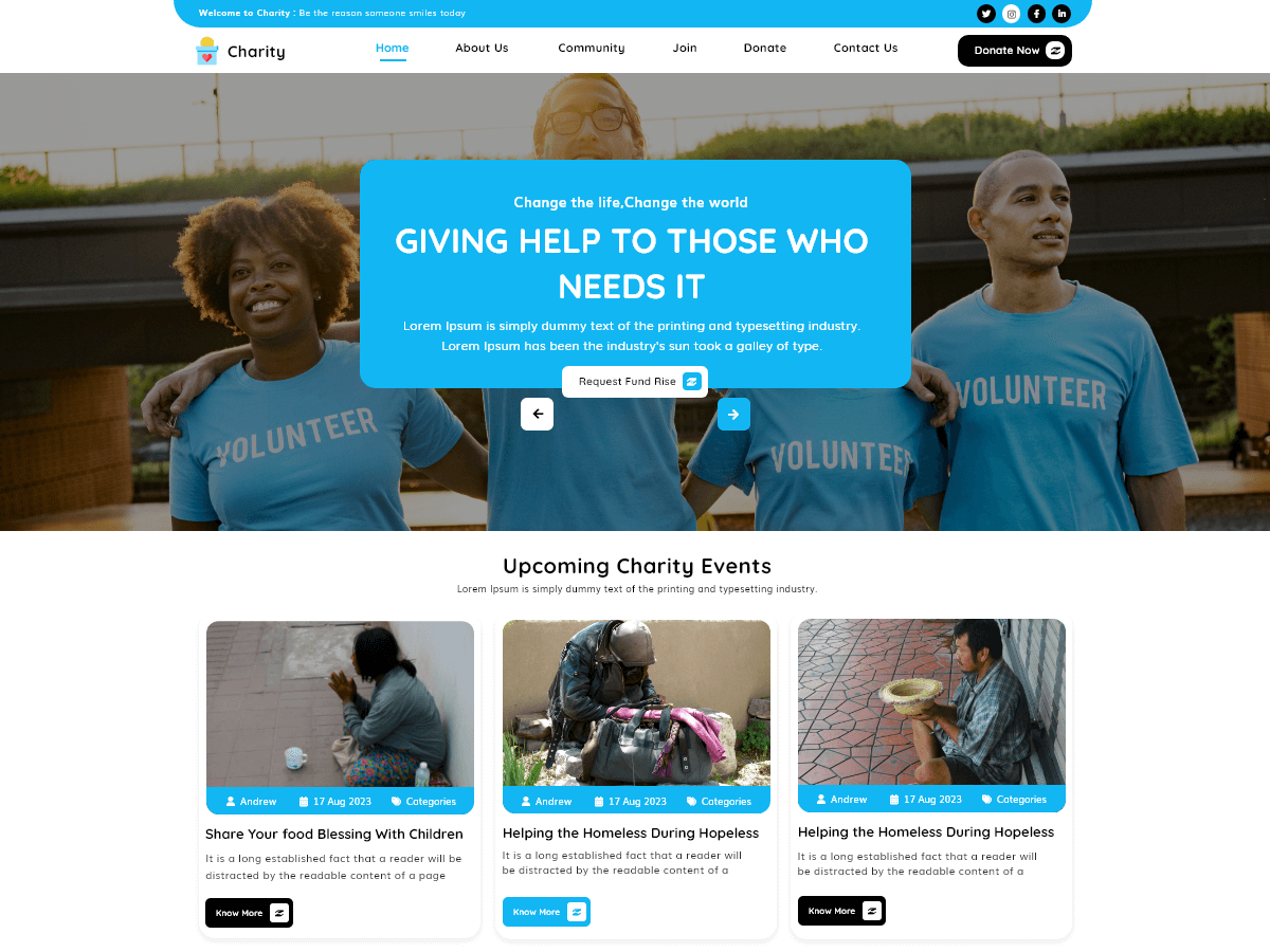 Charitable Trust screenshot