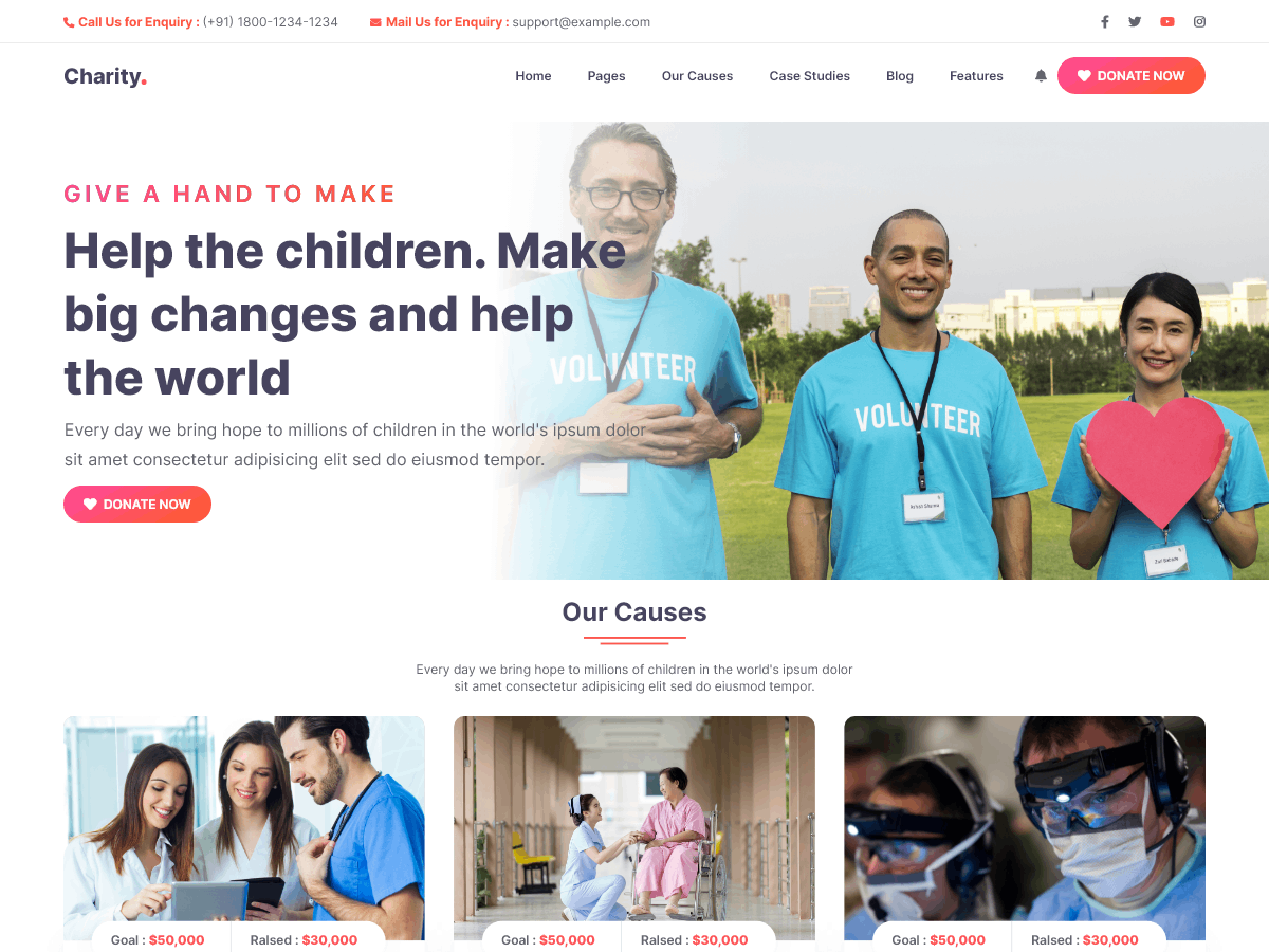Charity Blocks screenshot