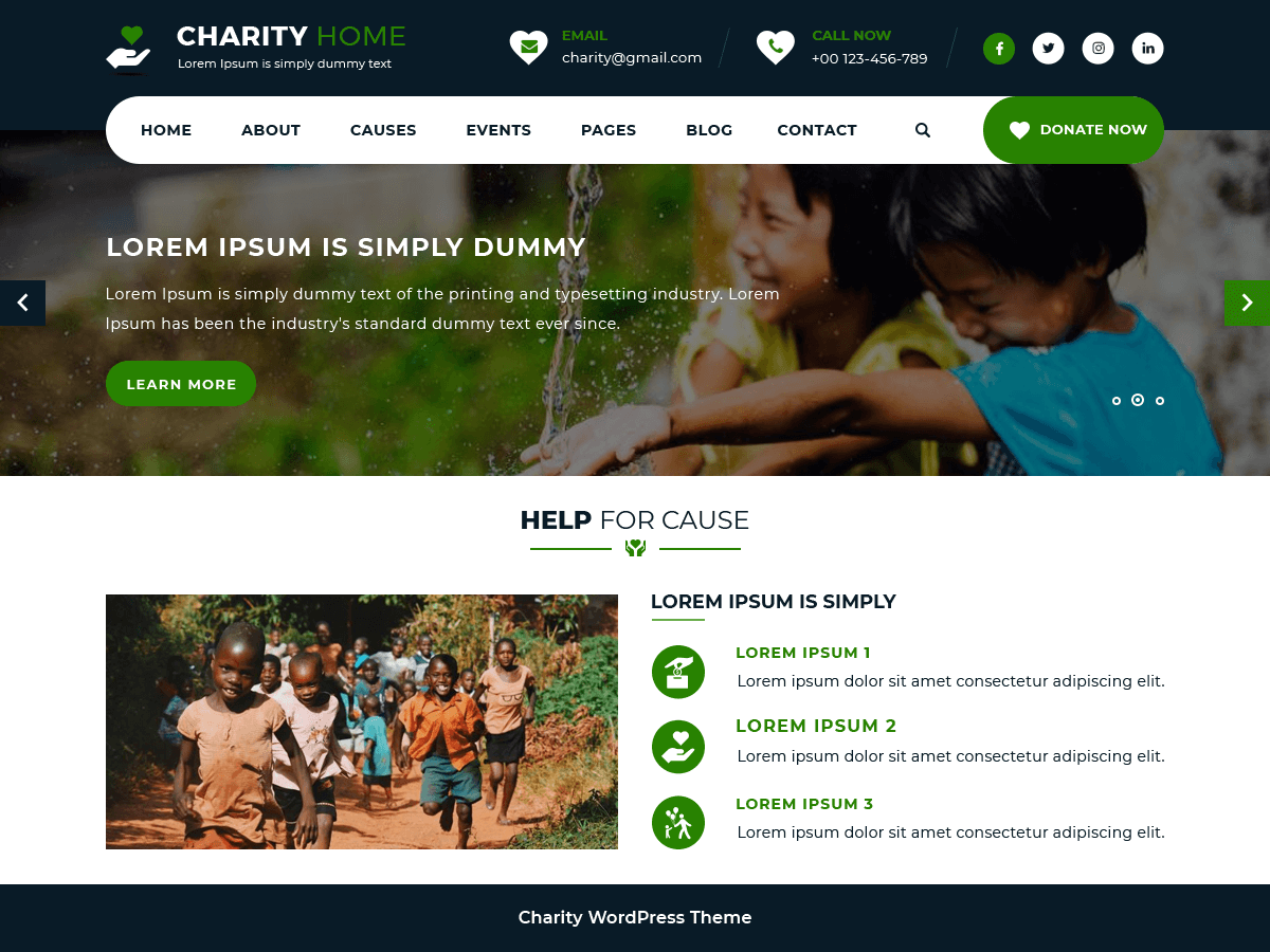 Charity Fundraiser screenshot