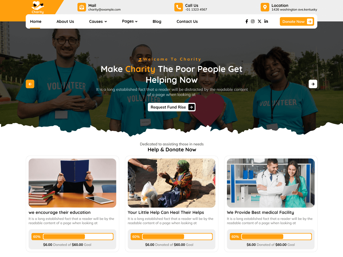 Charity Welfare Funds screenshot