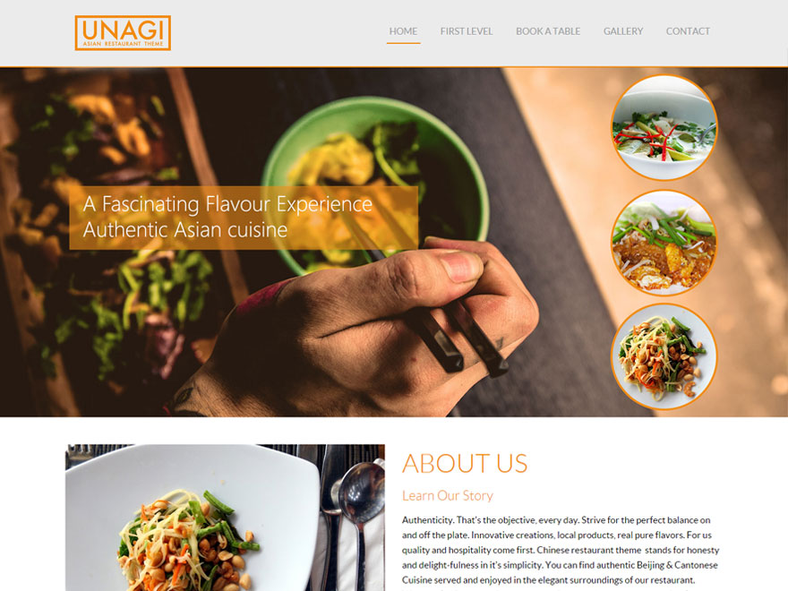 Chinese Restaurant WordPress Theme by alexitsios