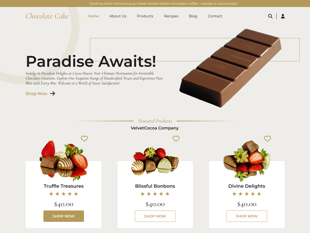 Chocolate Cake screenshot