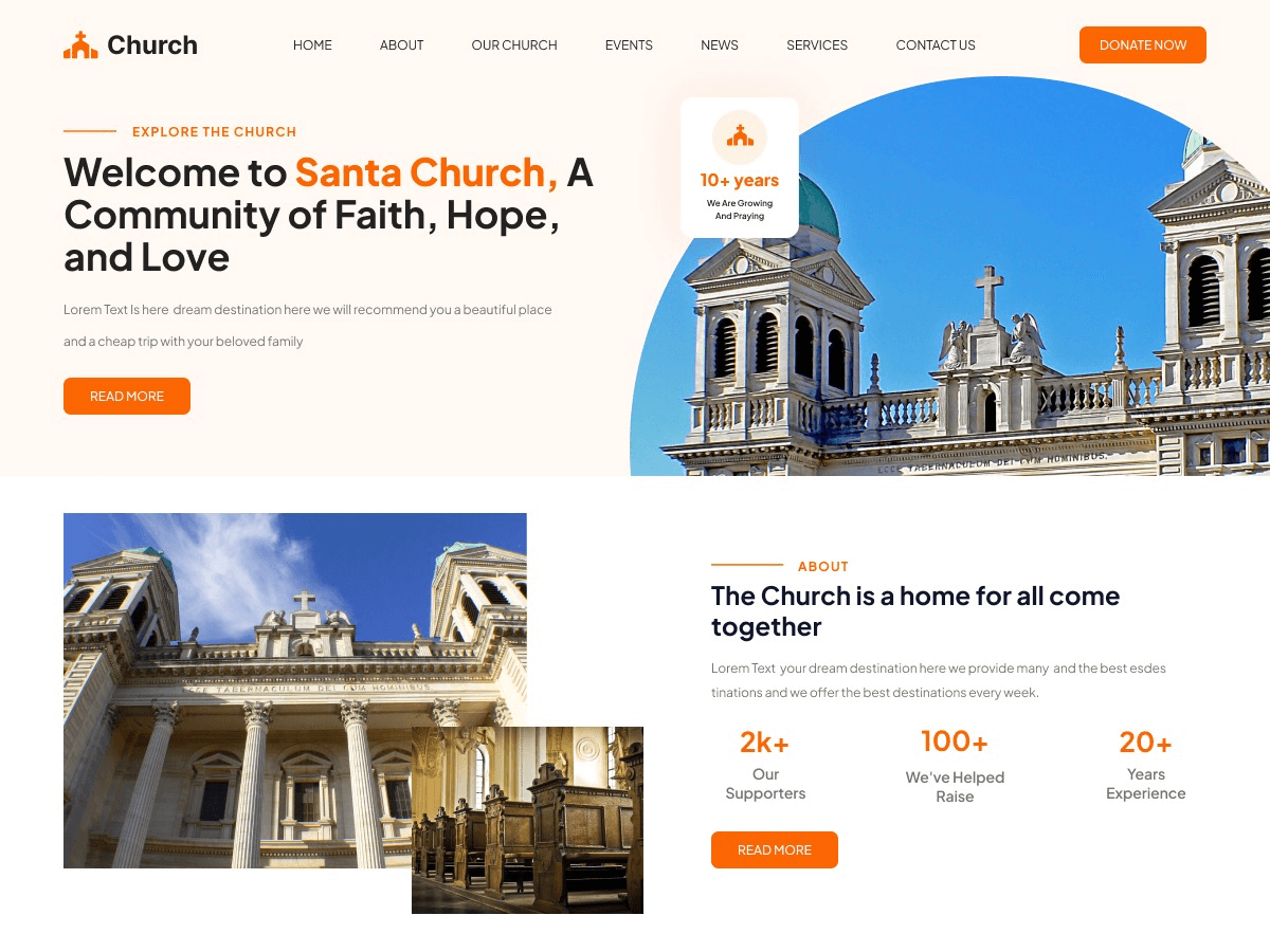 Church Services screenshot