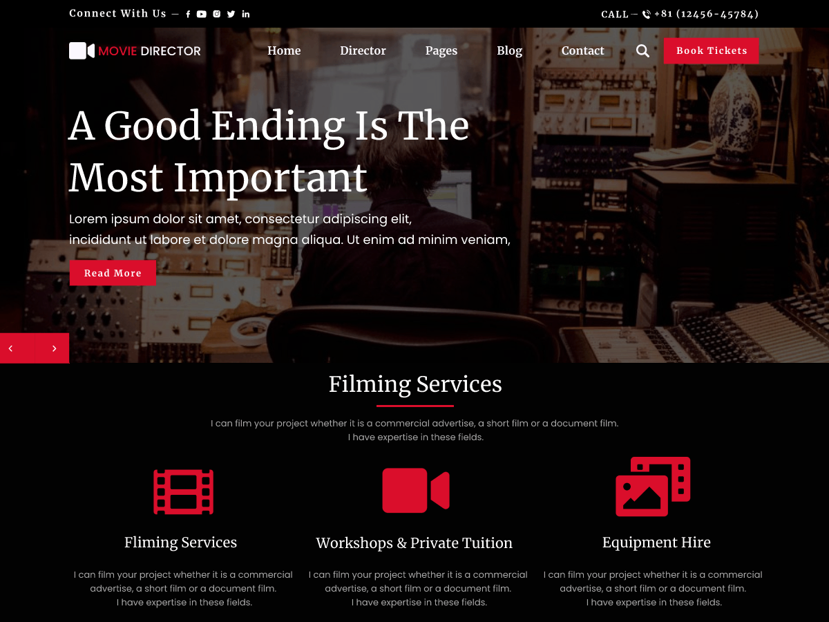 Cinema Movie Director Theme — WordPress.com