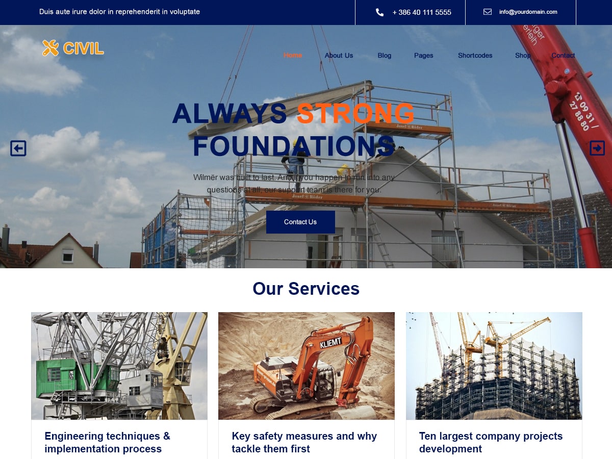 civil construction screenshot
