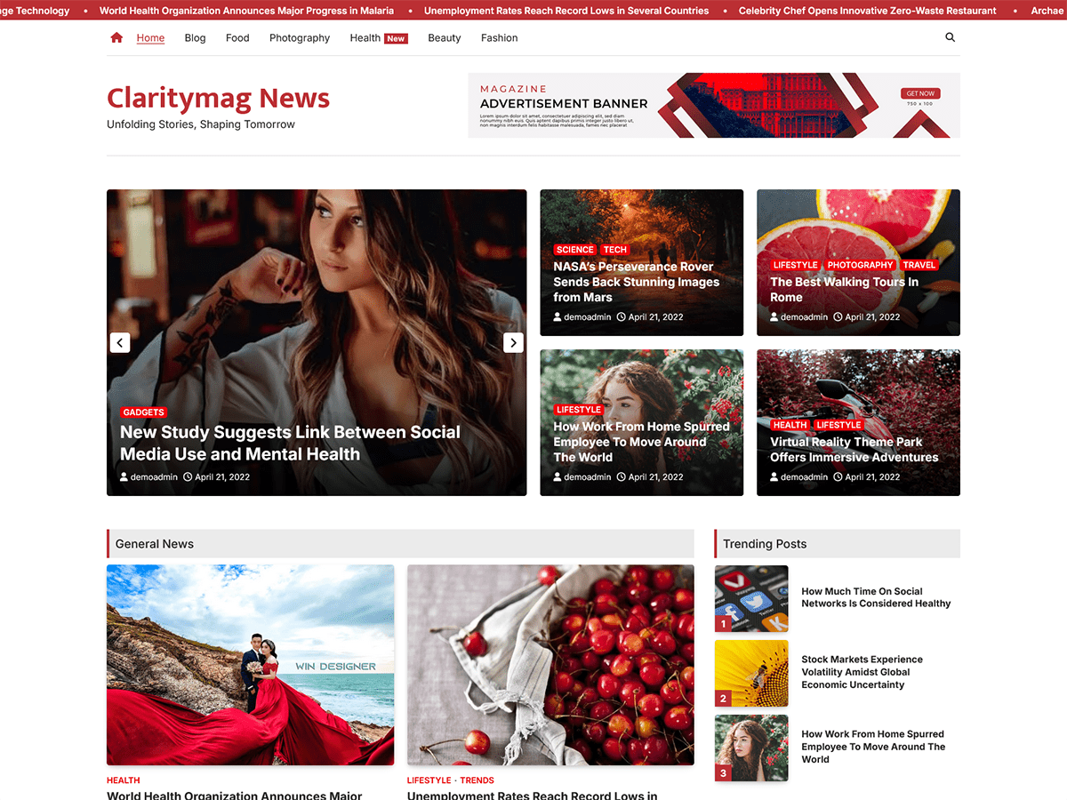 Claritymag News screenshot