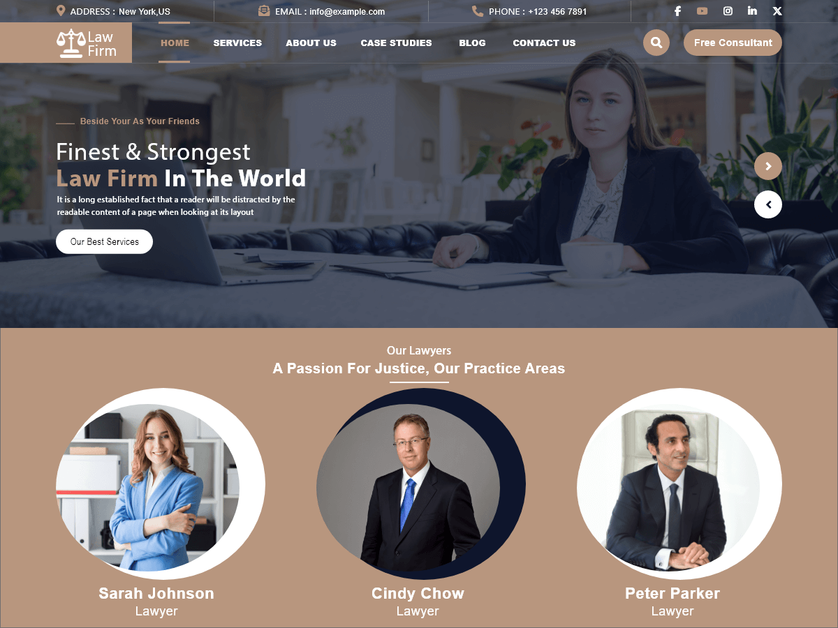 Classic Law Firm screenshot