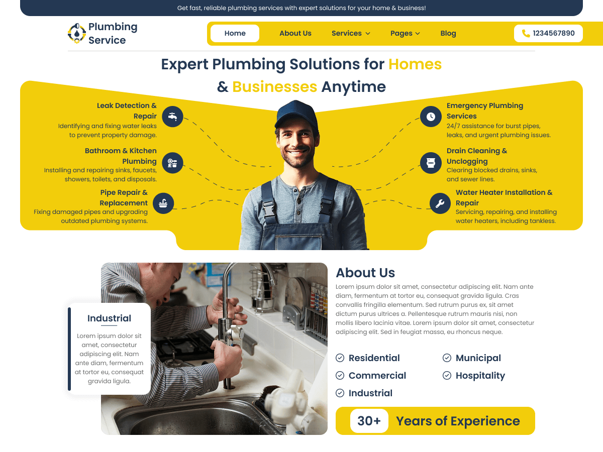 Classic Plumbing Services screenshot