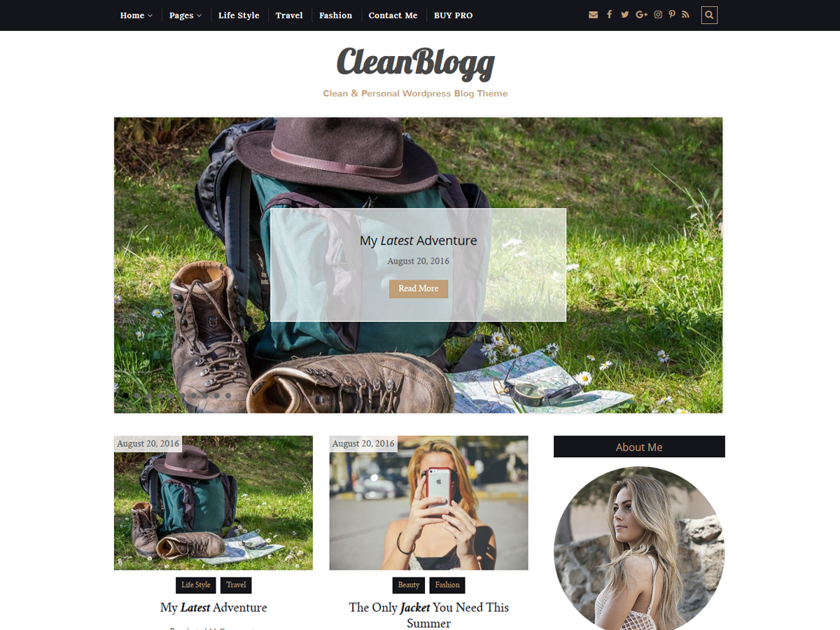 CleanBlogg WordPress Theme by blossomthemes