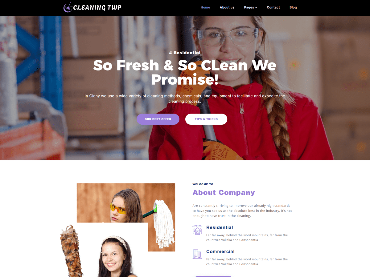 Cleaning TWP Screenshot