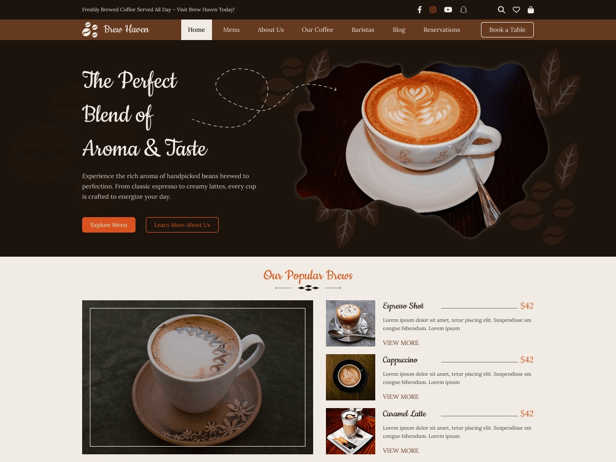 Coffee Cafe Corner screenshot