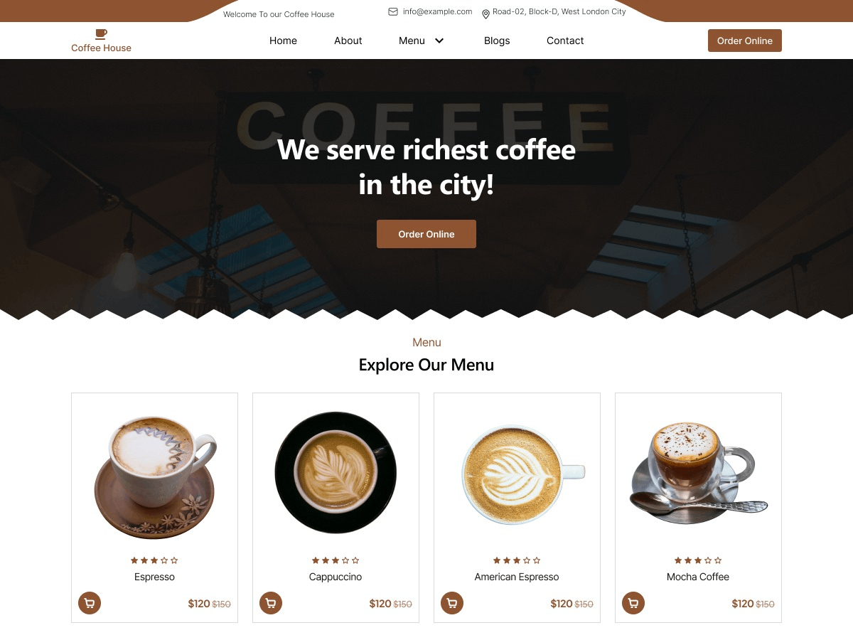 Coffee Espresso Screenshot