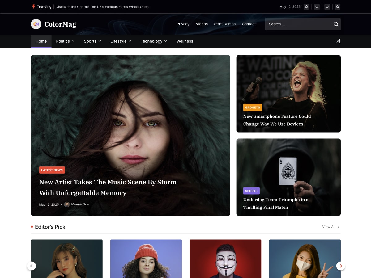 ColorMag screenshot