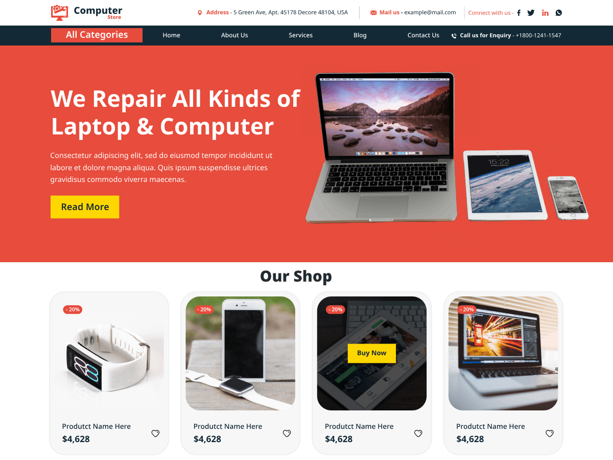 Computer Repair Store screenshot