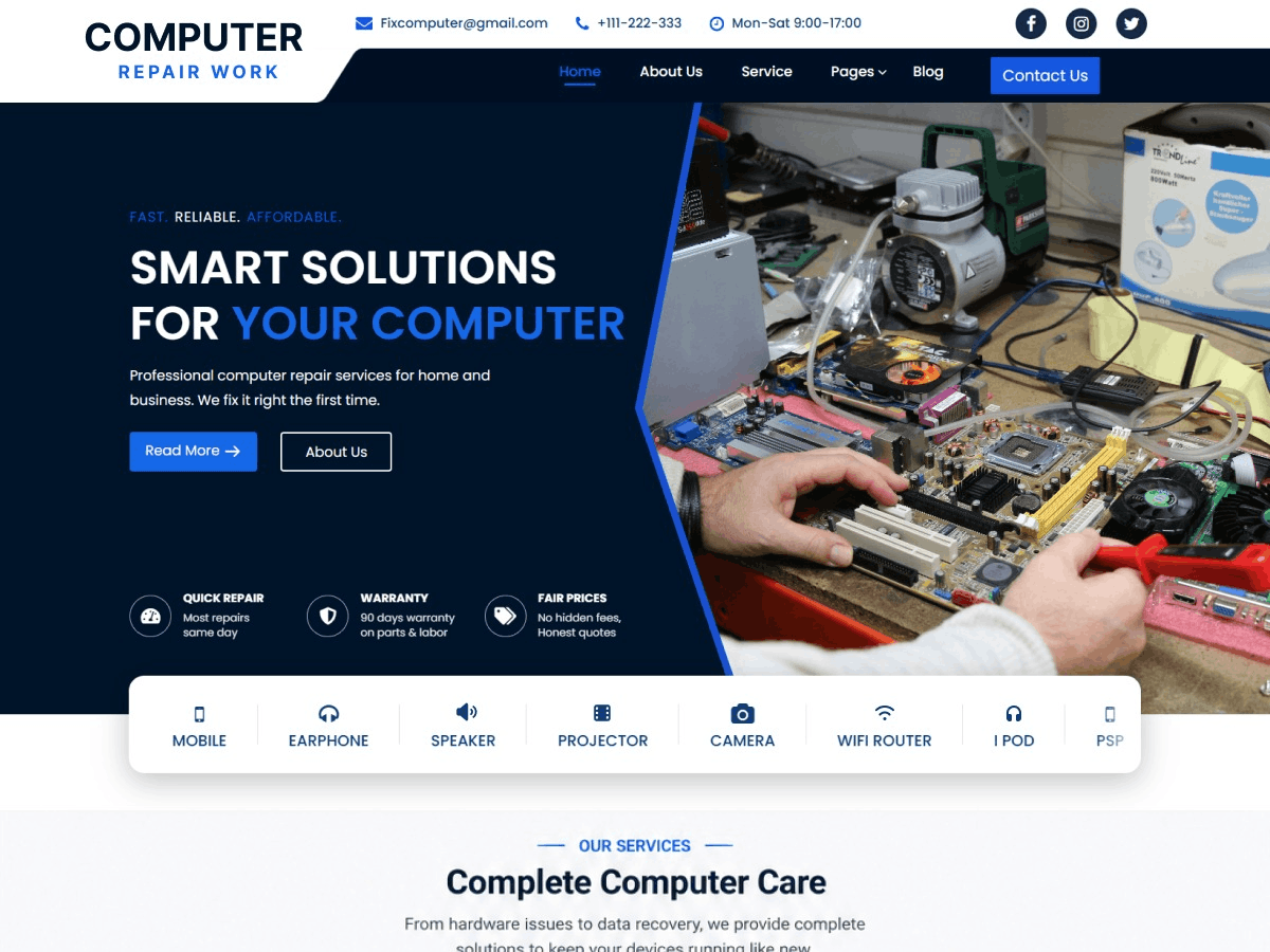 Computer Repair Work