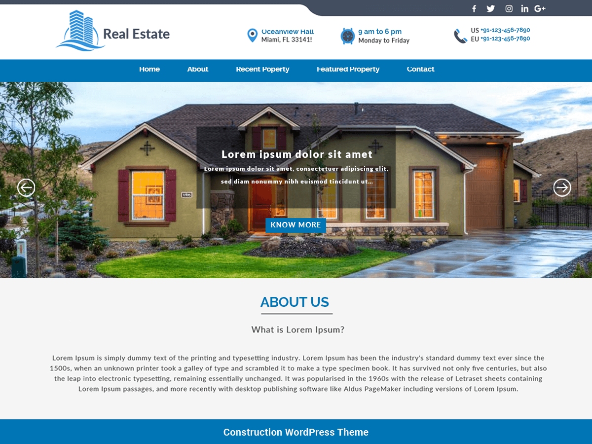 Construction Realestate screenshot